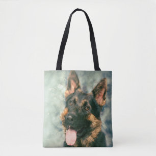 Schäferhundhund - GSD Porträt Tasche