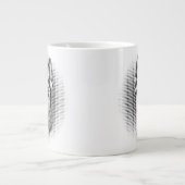 Schäferhundhund Jumbo-Tasse (Vorderseite)