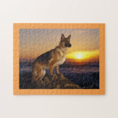 Schäferhundhund Puzzle (Horizontal)