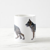 Schäferhundkaffee Tasse (Mittel)
