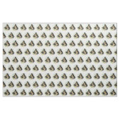Schäferhundkopf Profil-Hundekunst-Gewebe Stoff (Fat Quarter (45,7 x 55,9 cm))