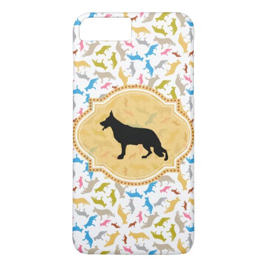 Schäferhundmuster Primavera Case-Mate iPhone Hülle (Rückseite)