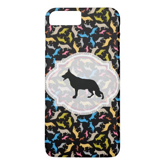 Schäferhundmuster Primavera Case-Mate iPhone Hülle (Rückseite)
