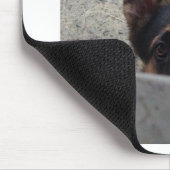 Schäferhundwelpe mousemat mousepad (Ecke)