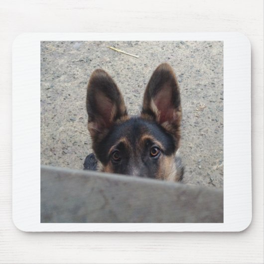 Schäferhundwelpe mousemat mousepad (Vorne)