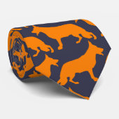 Schäferorange Krawatte (Gerollt)