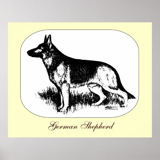 Schäferprofil Poster (Vorne)