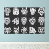 Schäfertier Leinwanddruck (Insitu (Holzboden))