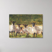 Schaffamilie Leinwanddruck (Vorderseite)
