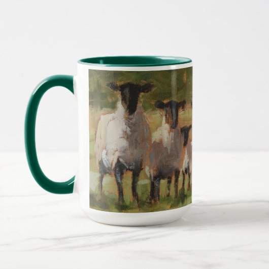 Schaffamilie Tasse (Links)