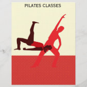 Schaffe es! Pilates Yoga Training Flyer (Hinten)