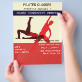 Schaffe es! Pilates Yoga Training Flyer (Hand)