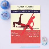 Schaffe es! Pilates Yoga Training Flyer (Einzeln)