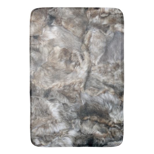 Schaffell Badematte (Vorderseite Vertikal)