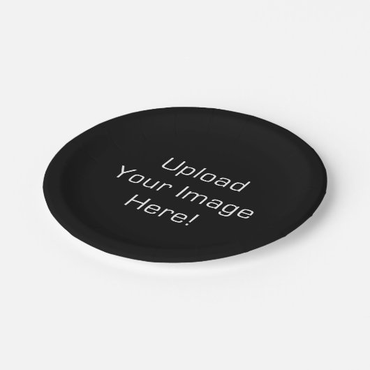 Schaffen-Ihr-Eigene Pappteller (Schrägansicht)