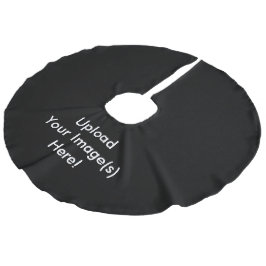 Schaffen-Ihr-Eigener Leinenimitat Weihnachtsbaumdecke