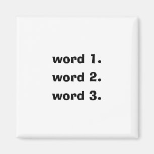 Schaffen Sie die einfache Geschichte mit drei Magnet