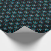 Schaffen Sie eine kundenspezifische Farbdunkelheit Geschenkpapier (Ecke)