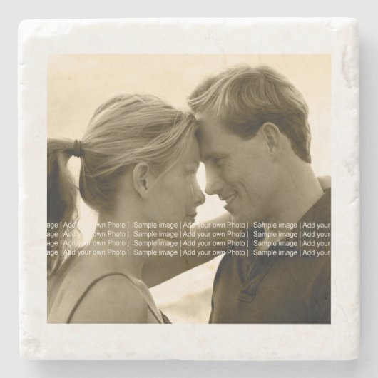 Schaffen Sie es sich personalisiert und Steinuntersetzer (Vorderseite)