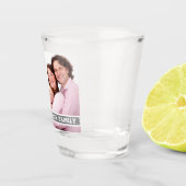 Schaffen Sie Familien-Foto-Monogramm Schnapsglas (Rechts)