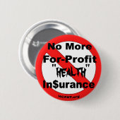 Schaffen Sie Für-Gewinn Krankenversicherung ab Button (Vorne & Hinten)