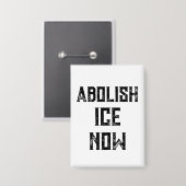 SCHAFFEN SIE ICE JETZT AB - US-Politischer Protest Button (Vorderseite/Rückseite)