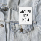 SCHAFFEN SIE ICE JETZT AB - US-Politischer Protest Button (Insitu)