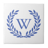 Schaffen Sie Ihr dekoratives Kranz-Monogramm Fliese (Vorderseite)