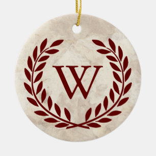 Schaffen Sie Ihr dekoratives Monogramm Keramik Ornament