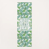 Schaffen Sie Ihr eigenes botanisches Yogamatte (Vorderseite)