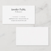 Schaffen Sie Ihr eigenes elegantes moderner Visitenkarte (Vorne/Hinten)