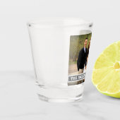 Schaffen Sie Ihr eigenes Familien-Foto-Monogramm Schnapsglas (Links)