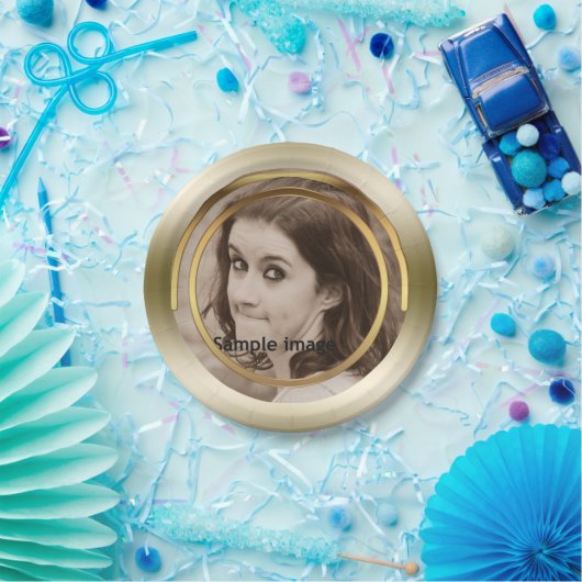 Schaffen Sie Ihr eigenes Foto| Pappteller (Party)