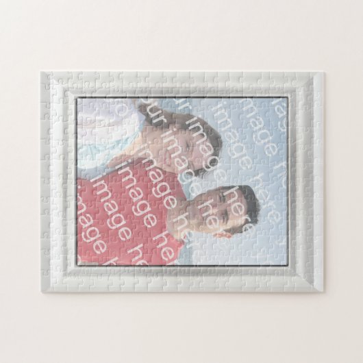 Schaffen Sie Ihr eigenes gerahmtes Puzzle (Horizontal)