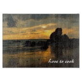 Schaffen Sie Ihr eigenes hackendes Glasbrett Schneidebrett (Vorderseite)