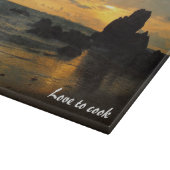 Schaffen Sie Ihr eigenes hackendes Glasbrett Schneidebrett (Ecke)