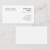 Schaffen Sie Ihr eigenes intelligenter Visitenkarte (Vorne/Hinten)