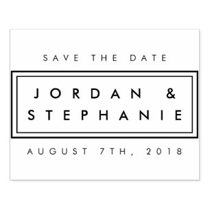 Schaffen Sie Ihr eigenes klares stilvolles Gummistempel