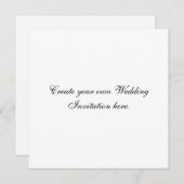 Schaffen Sie Ihr eigenes kundenspezifisches Einladung (Vorne/Hinten)