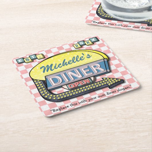 Schaffen Sie Ihr eigenes kundenspezifisches Retro Rechteckiger Pappuntersetzer (angewinkelt)