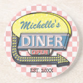 Schaffen Sie Ihr eigenes kundenspezifisches Retro Sandstein Untersetzer (Vorne)