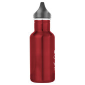 Schaffen Sie Ihr eigenes lustiges behalten ruhige Edelstahlflasche (Links)