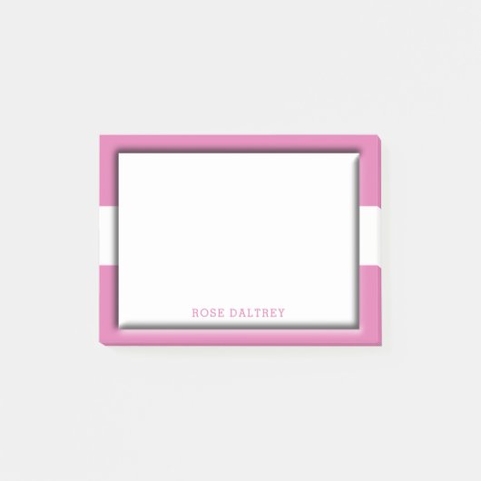 Schaffen Sie Ihr eigenes mit Monogramm niedliches Post-it Klebezettel (Vorderseite)