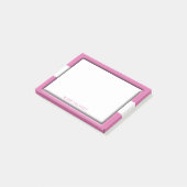 Schaffen Sie Ihr eigenes mit Monogramm niedliches Post-it Klebezettel (angewinkelt)