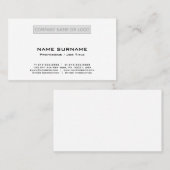 Schaffen Sie Ihr eigenes modernes berufliches Visitenkarte (Vorne/Hinten)