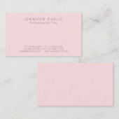 Schaffen Sie Ihr eigenes modernes einfaches Visitenkarte (Vorne/Hinten)