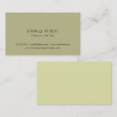 Schaffen Sie Ihr eigenes modernes Minimalistisches Visitenkarte (Vorne/Hinten)