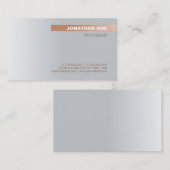 Schaffen Sie Ihr eigenes nobles modernes Visitenkarte (Vorne/Hinten)