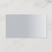 Schaffen Sie Ihr eigenes nobles modernes Visitenkarte (Rückseite)