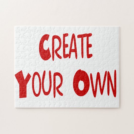 Schaffen Sie Ihr eigenes Puzzlespiel Puzzle (Horizontal)